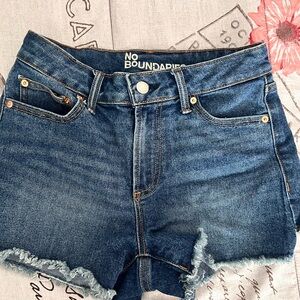No Boundaries Women's Classic Blue Jean Shorts